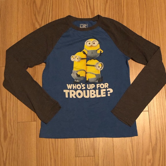 Universal Other - Despicable Me Minions Long Sleeve Raglan Shirt